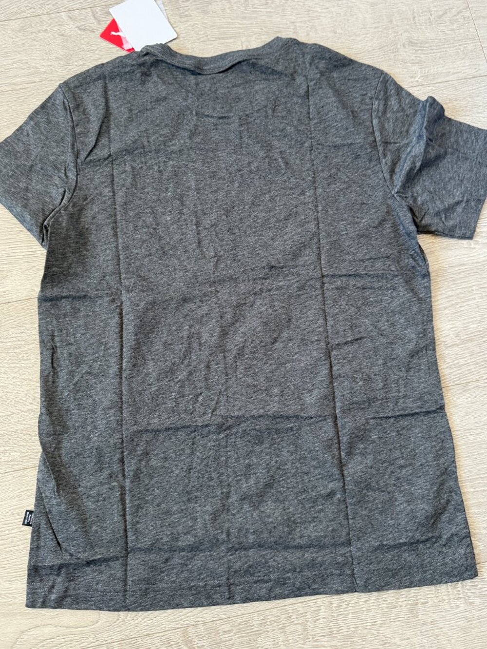 Puma Essentials No. 1 Logo T-Shirt Men's S Dark Gray Heather NWT - Picture 6 of 7